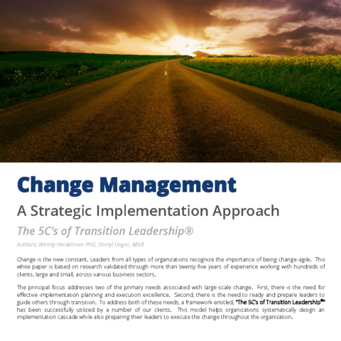 Change Management A Strategic Implementation Approach
