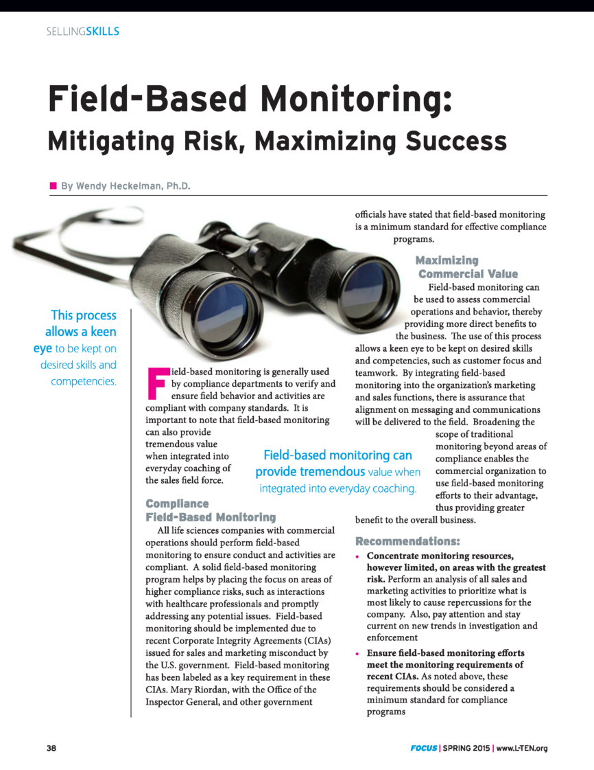 Field-Based Monitoring