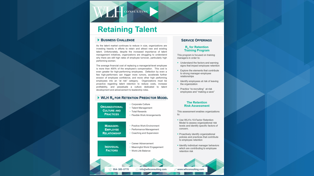 Talent Retention Solution Overview