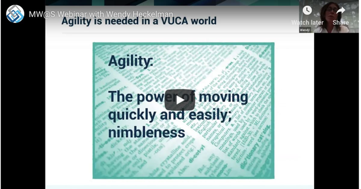 SEMDA Webinar: Improving Change Agility Skills